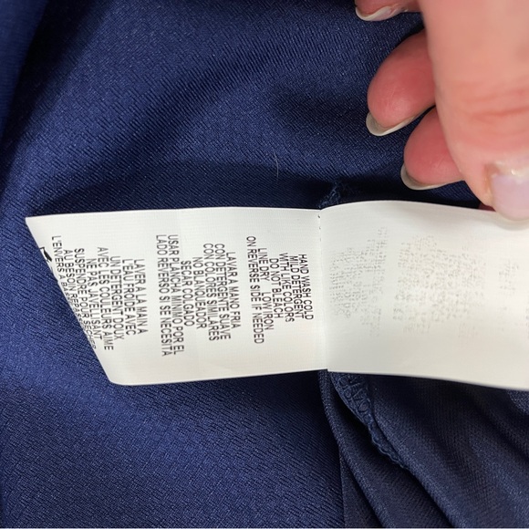 Jump Apparel Juniors navy blue sparkle homecoming dress - Picture 8 of 8